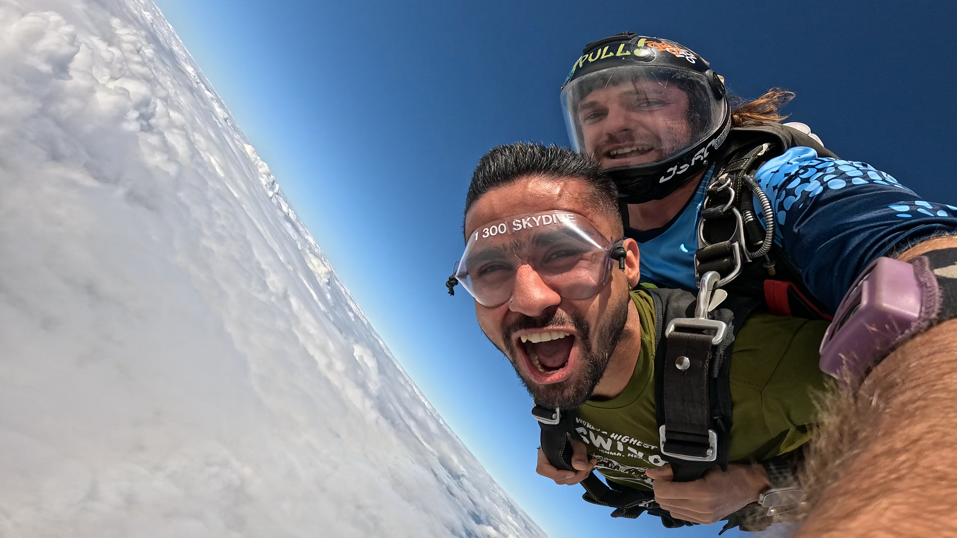 Hirdaya Sharma Skydiving in Australia